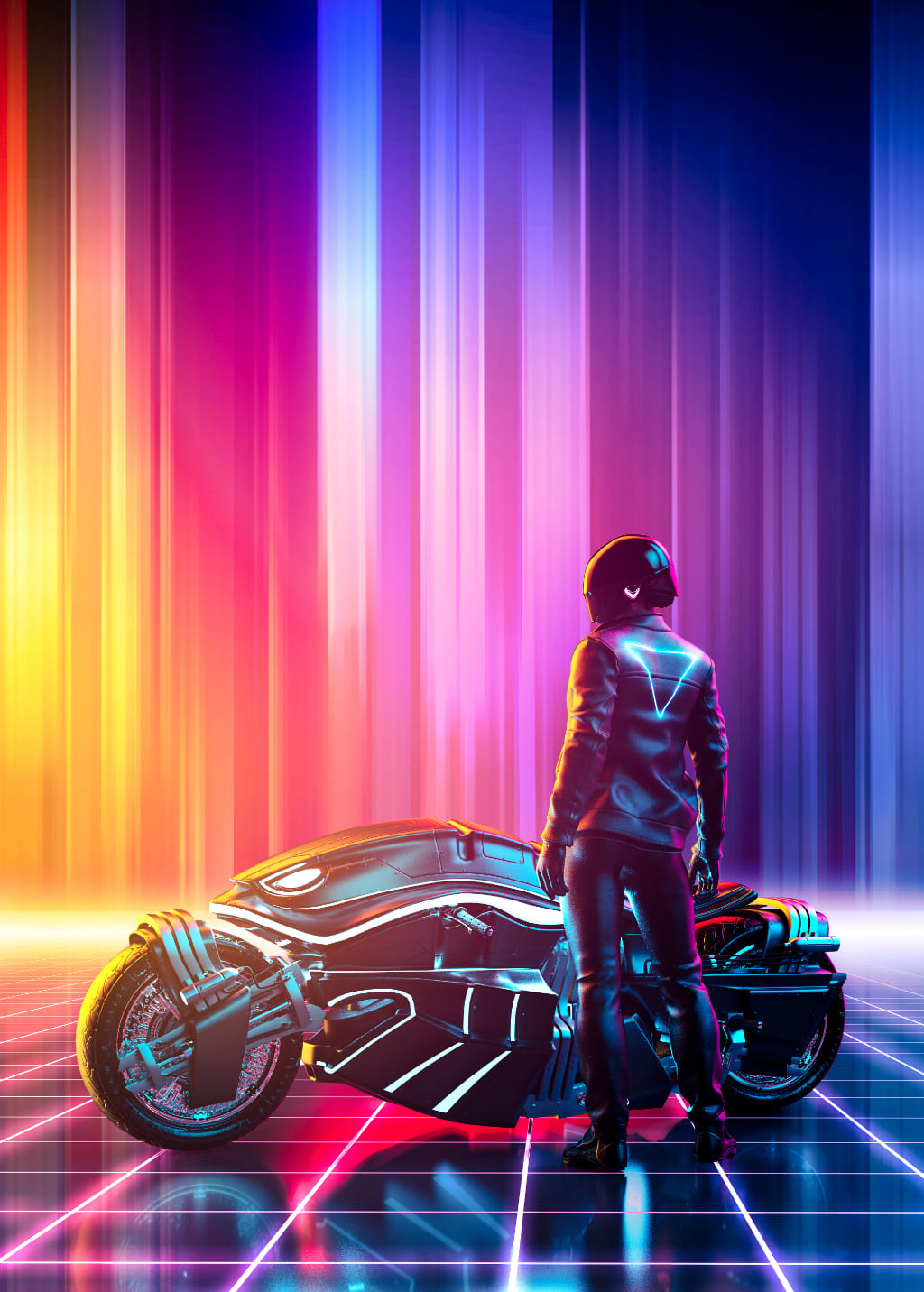 未来のバイクのイメージ